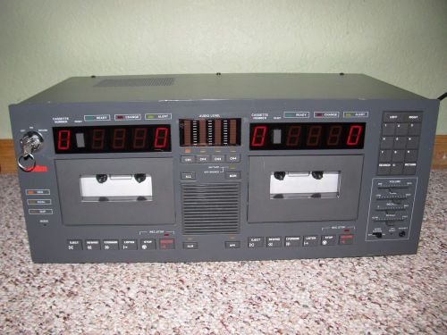 Lanier LCR-5 Courtroom 4 channel - 6 HR - Dictation Cassette Recorder With Key