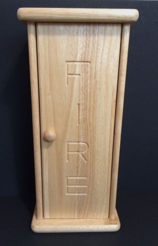 WOODEN LILLIAN VERNON  Fire Extinguisher Hanging / Shelf Cabinet