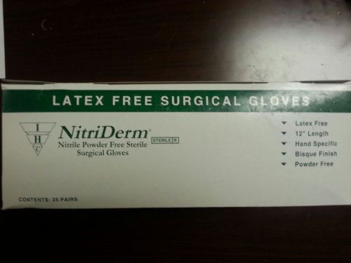 Innovative Healthcare Nitriderm Nitrile Powder-free Surgical Gloves SIZE 6