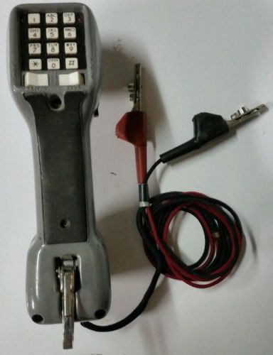 Harris Dracon TS20 Test Set Lineman&#039;s Handset By-Pass Telephone.