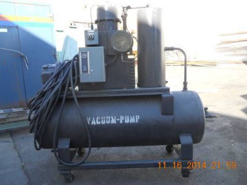 Vacuum pump 2 horse power 30 gallon tank 3ph for sale