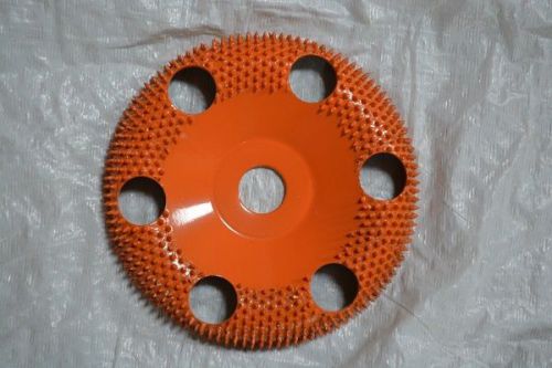 Saburr-Tooth 4” DONUT WHEELS Round Face W/Holes DW4125H 5/8 Bore Ex-Coarse