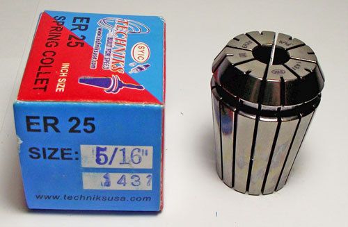 Techniks Close Tolerance CNC ER 25 5/16&#034; Collet