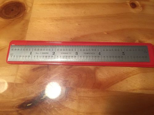 STARRETT 6&#039;&#039; Semi-Flexible Steel Ruler