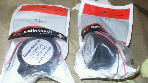 Radio shack 273-0795 12vdc  piezo buzzer 2 X lot new