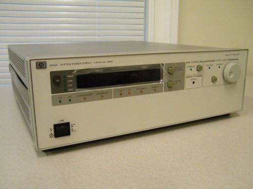 HP Agilent 6035A 1000 Watt, 500 Volt, 5 Amp AutoRanging DC Power Supply