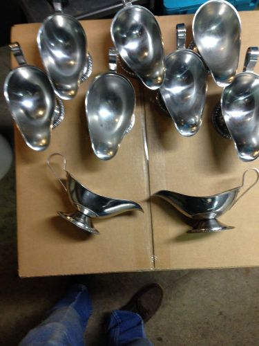 Vollrath Gravy Boat 47578 Mirror Finish S/S 8 Oz. 10 Pcs