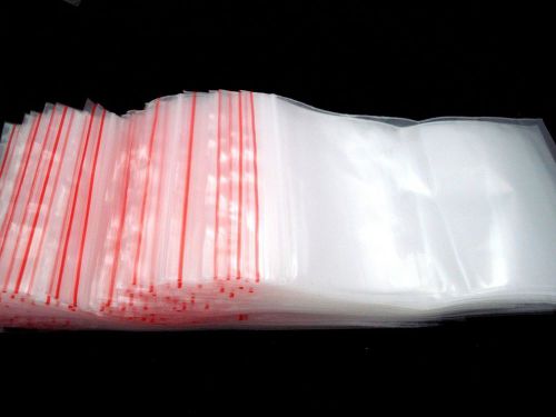 100 PCS 2.36&#034; x 3.14&#034; ZipLock Clear Reclosable Poly Bags Self Seal plastic Bag