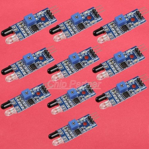 10pcs IR Obstacle Avoidance Sensor Module Infrared Module Reflection Module