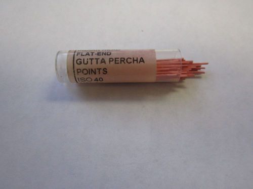 Gutta Percha Points Indian Head Flat-End ISO 40