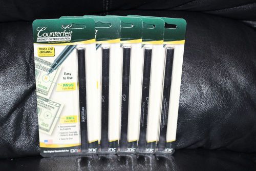 DriMark Smart Money Counterfeit Detector Marker Pen 351B LOT OF 5 NEW