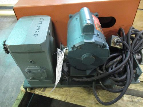 HYTROL 4A GEAR MOTOR W/ RELIANCE 1/3HP AC MOTOR#5171042D NO TAG NEW OLD STOCK