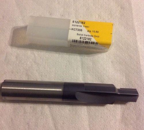 KENNAMETAL 5122182 KC7205 CARBIDE STEP DRILL B712A2733857/TX 10.50 MM  LOT OF 3