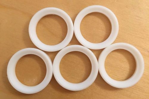 5 PC MINI TRI CLAMP GASKETS TEFLON 3/4&#034; FDA/3A/CLASS VI FAST SHIP BREWERY