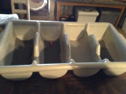 Commercial flatware utensil caddy