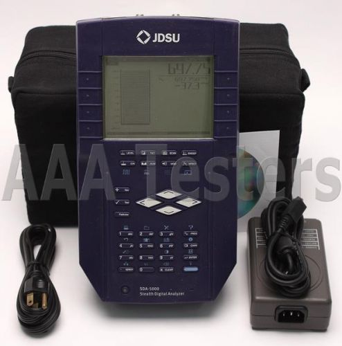 JDSU Acterna Wavetek SDA-5000 CATV Analyzer w QAM B Frwrd Sweep SDA5000 SDA 5000