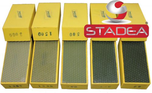 diamond hand pads for glass marble concrete polishing set by Stadea