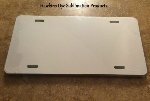 30 Dye Sublimation license plates 6&#034;x12&#034; W/ clear PVC film