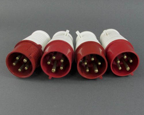 (4) Ceirsiec RSP-025 High Voltage Connector Receptacles 32A-6H / 415V (240V)~