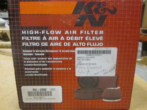 K &amp; N UNIVERSAL AIR FILTER RU-2800 NEW