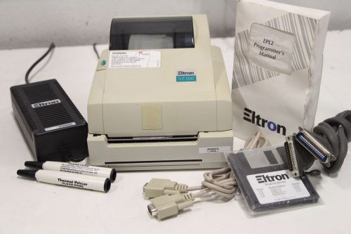 Eltron TLP-2642 Direct Thermal Label Printer TLP2642PSA 120263-001 20VAC 3.0Amps