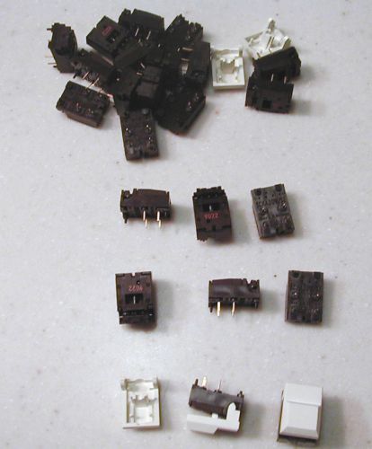 WJ panel switches for 8718,8617 RCVRS, Schadow, 3 ea. NOS RARE!!