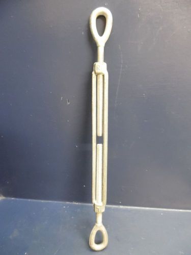 Eye/Eye 5/8&#034; x 12&#034; Galvanized Turnbuckle NEW