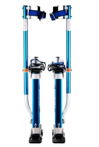 Painting Tool Adjustable Heel Plates Skywalker Drywall Stilts Aluminum Blue