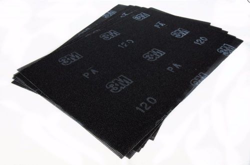 120 grit 12&#034;x 18&#034; 3m sanding screens- pack of 5 obs-18 for sale