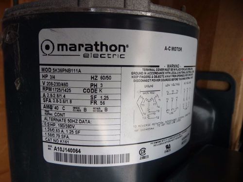 MARATHON 5K36PNB111A MOTOR NEW