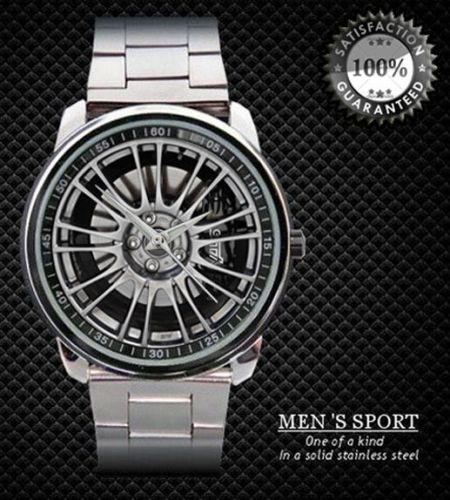 307 Subaru Impreza WRX STI rim Wheel Sport Watch New Design On Sport Metal Watch