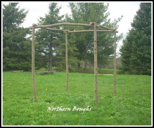 White Cedar Wedding Chuppah Kit