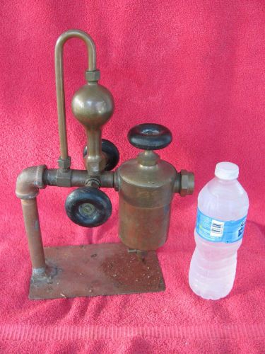 Old Swift Lubricator Brass Oilfield Engine Oiler Motor Steam Tractor Railroad