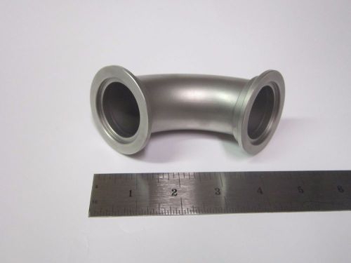 Stainless Steel Vacuum Pipe 90 Degree L El Elbow Fitting KF-40