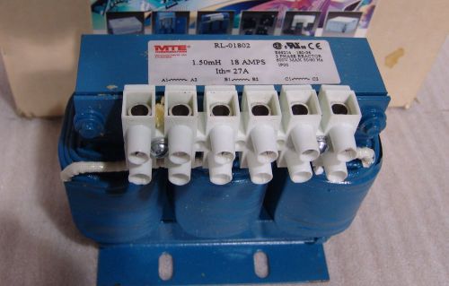 3 phase electrical reactor MTE RL-01802