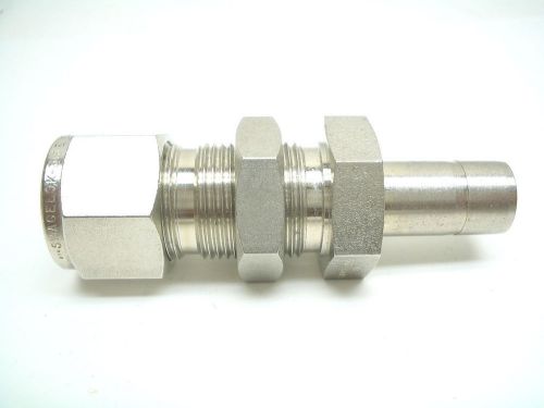 Swagelok stainless steel 1/2&#034; tube bulkhead reducer ss-810-r1-8 for sale