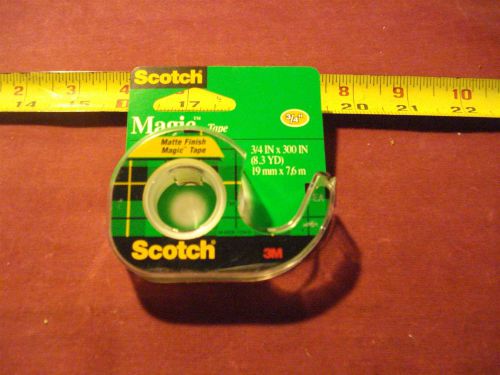 (4061.) Scotch &#034;Magic&#034; Tape Matte Finish 3/4&#034; W x 300&#034;