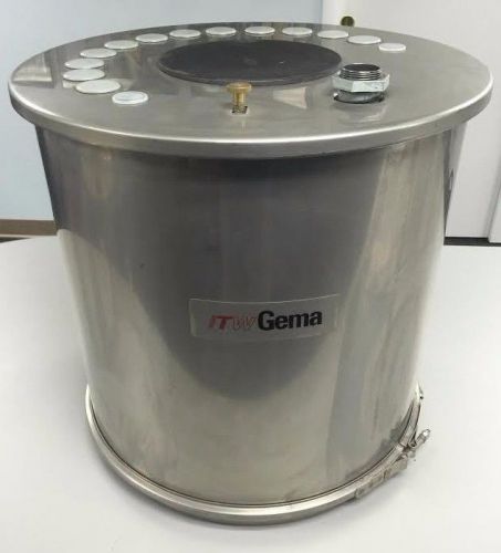 ITW GEMA 100 LB STAINLESS STEEL HOPPER