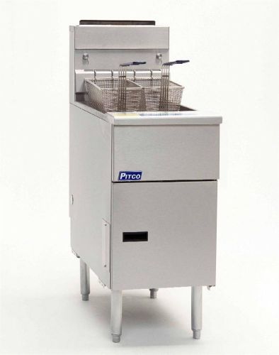 Pitco fryer 40d. 40lb commercial gas fryer for sale