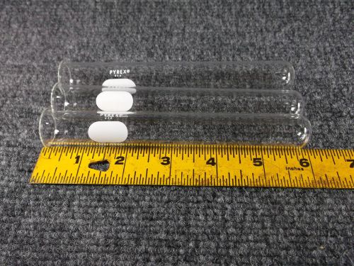 PYREX test tubes 20mm x 150mm with rim ***QTY=3***