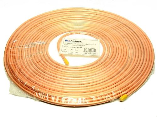 Copper Tubing 1/4 in. x 50 ft. Refrigeration HVAC Tube Coil Ductless Mini Split