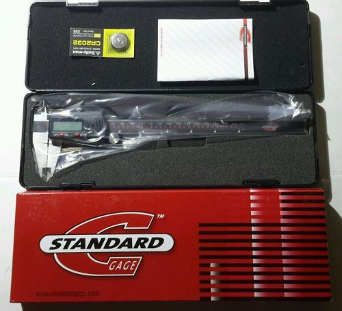 STANDARD GAGE 00534021 DIGITAL CALIPER STAINLESS STEEL 0-8 &#034;INCH HEXAGON