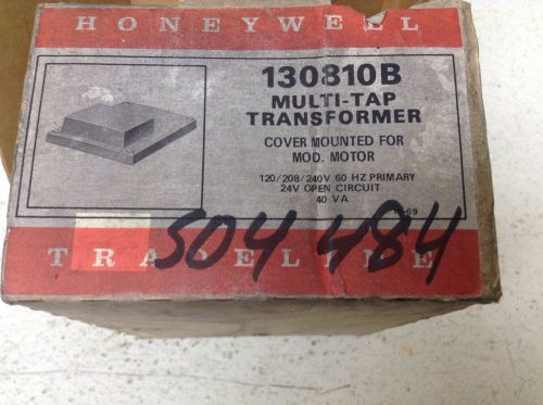 Honeywell tradeline 130810b multi-tap transformer 120/208/240 v primary new for sale