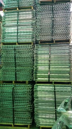 Wire Decks 48&#034;x46&#034; Used - Universal Flanged - Pallet Rack Wire Decking