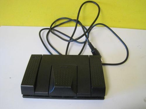 Sanyo fs-56 foot control pedal for transcriber/dictation machine 6 pin works for sale