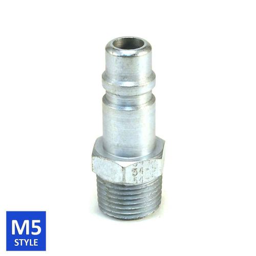 Foster 5 series quick coupler plug 1/2 body 1/2 npt air and water hose fittings for sale