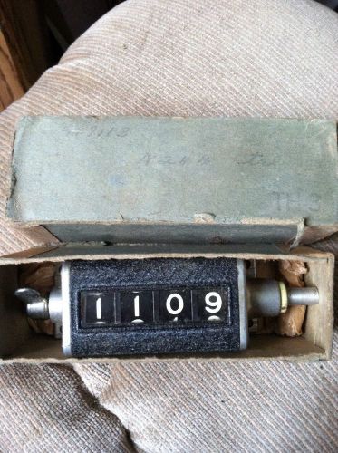 Vintage Veeder 4 Digit Counter