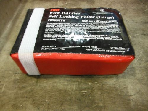 3M FIRE BARRIER SELF-LOCKING PILLOW LARGE 3&#034; X 6&#034; X 9&#034; #5PB36 ~ NEW NOS