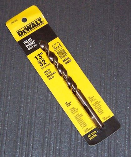 DeWalt DW1926 13/32&#034; Gold Ferrous Oxide Pilot Point Drill Bit