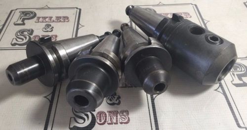 4 bt40 bt 40 taper cnc mill end mill toolholders tool holders 3/8&#034; 1/2&#034; 5/8&#034; &amp; 1 for sale